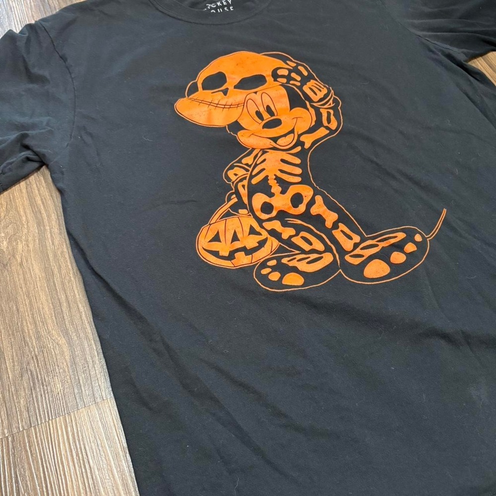 Mickey Mouse‎ Skeleton Halloween T-shirt